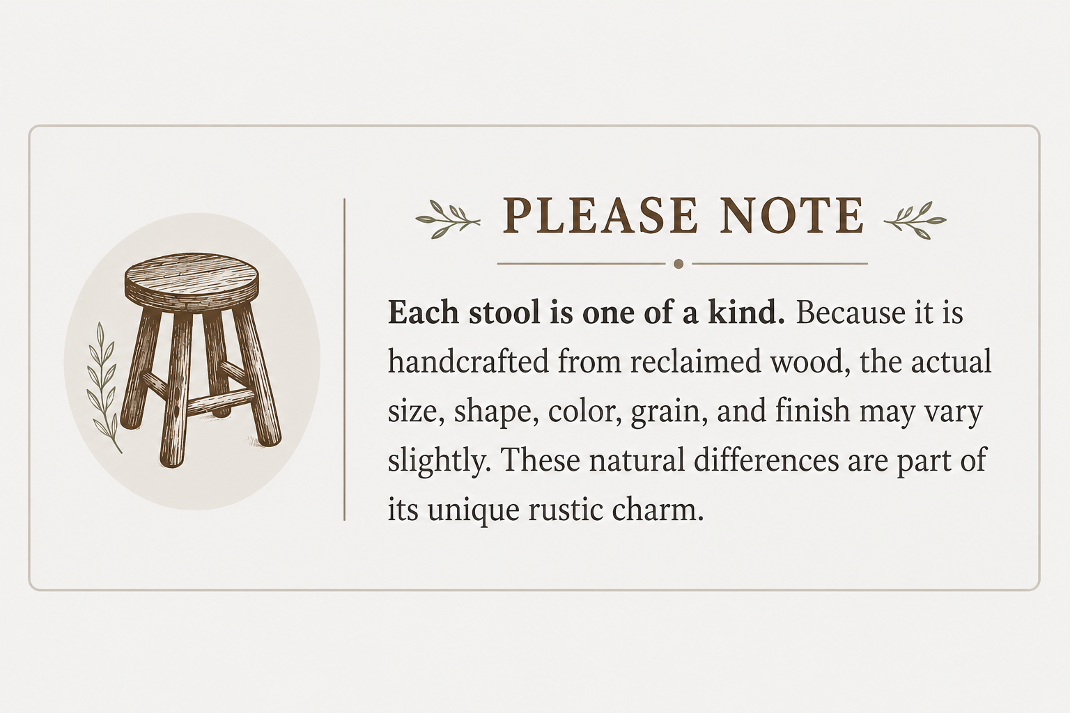 Wooden Mini Stool