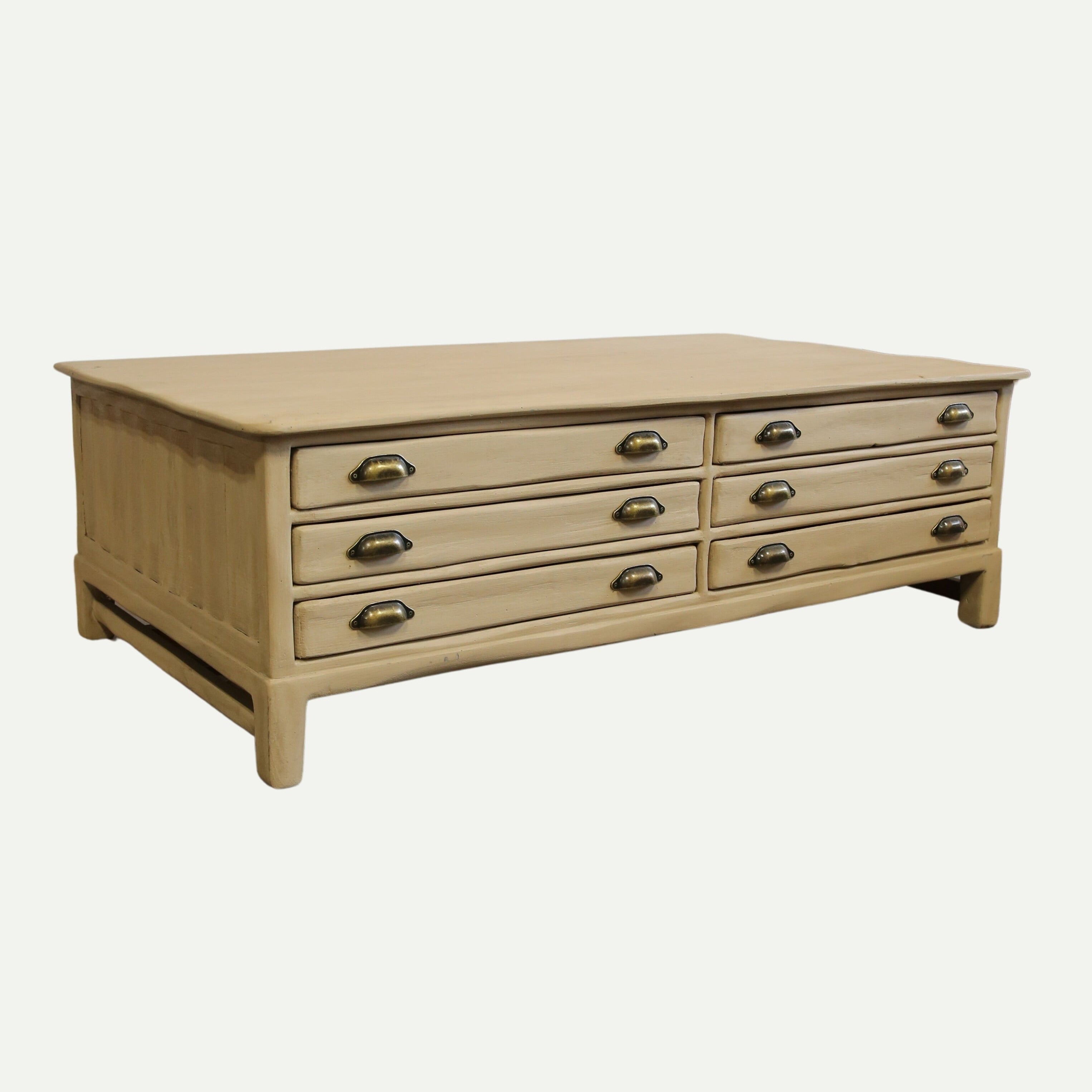 Wooden Drawer Coffee Table