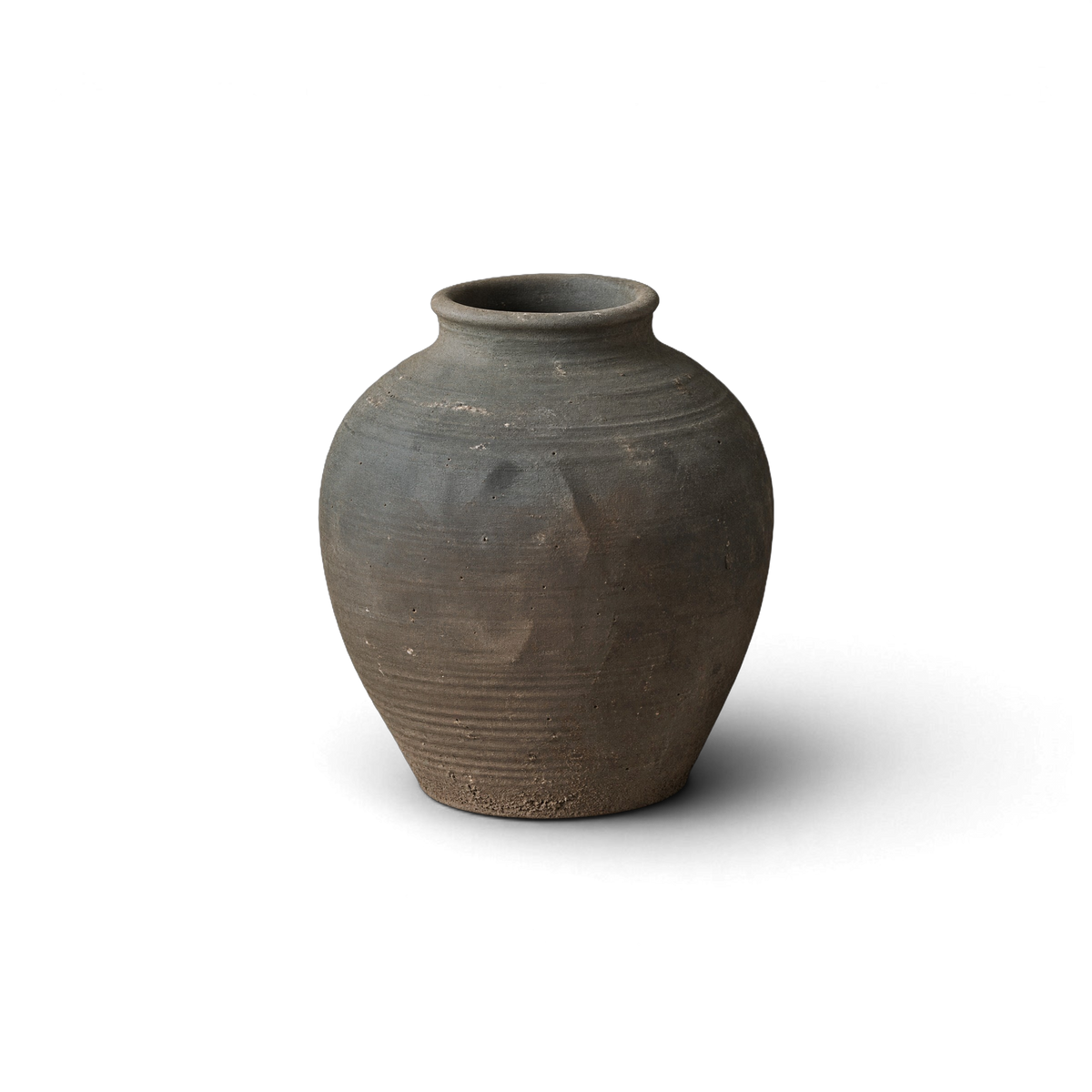 Brown Tapered Jar
