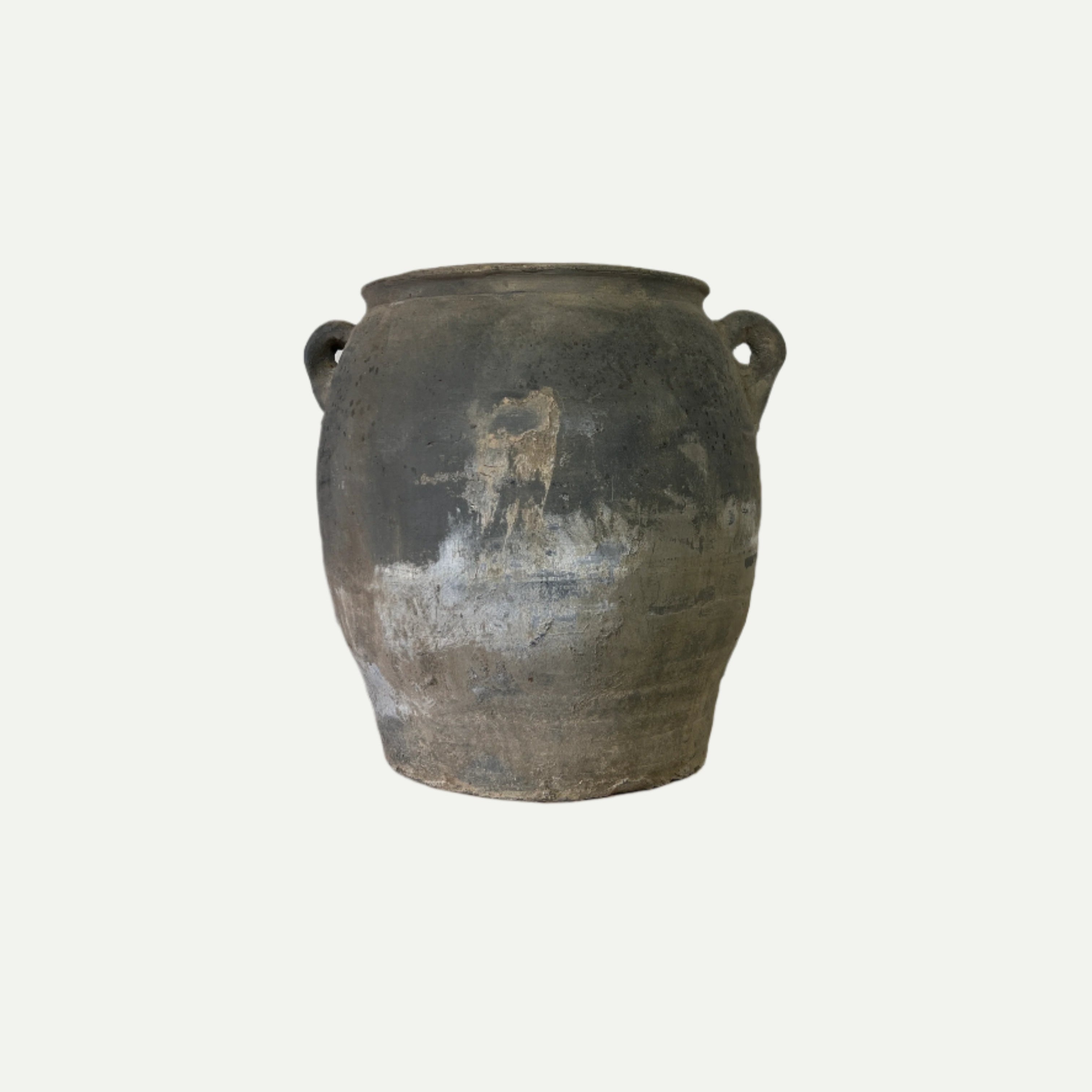 Two-Handled Clay Pot