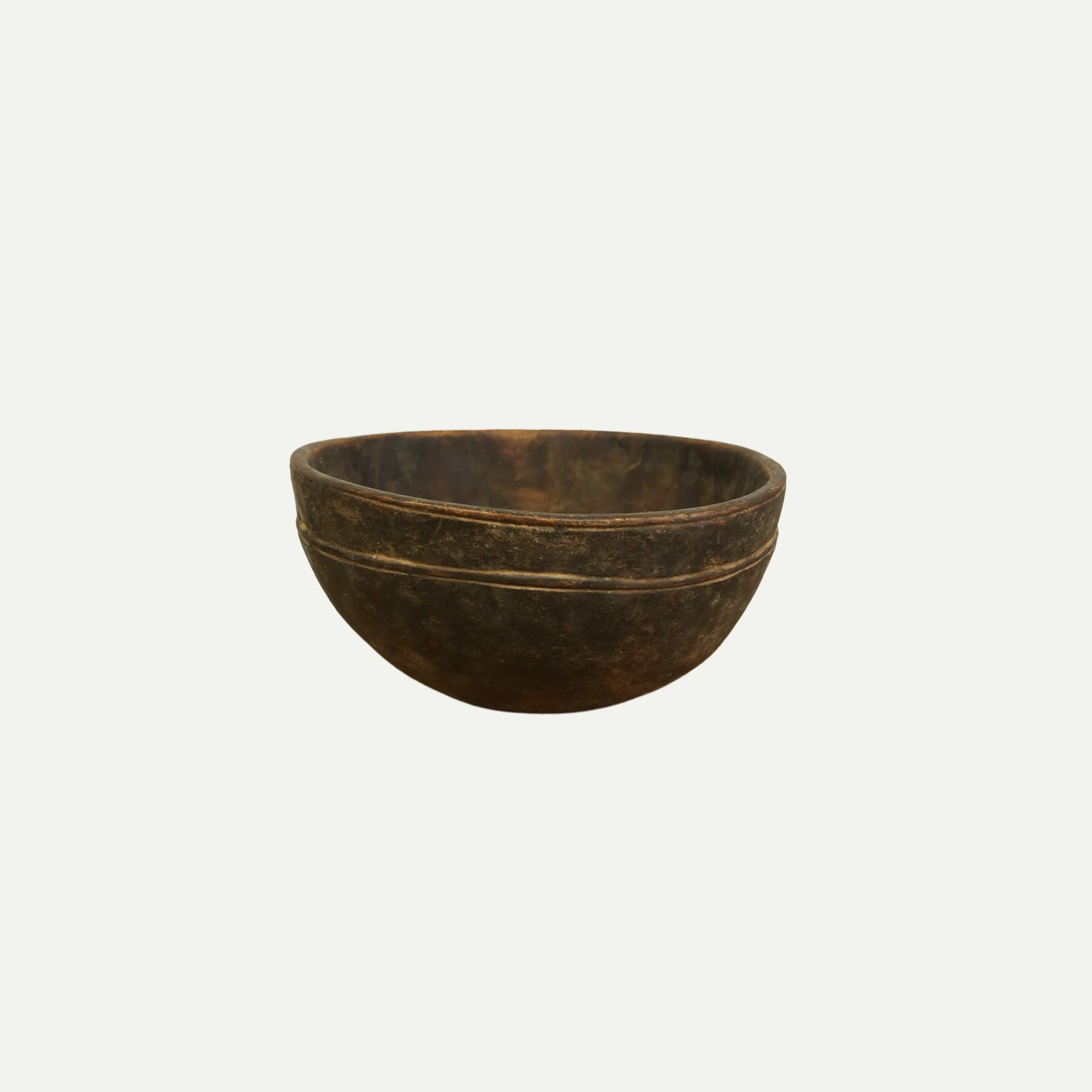 Hand-Carved Wooden Bowl