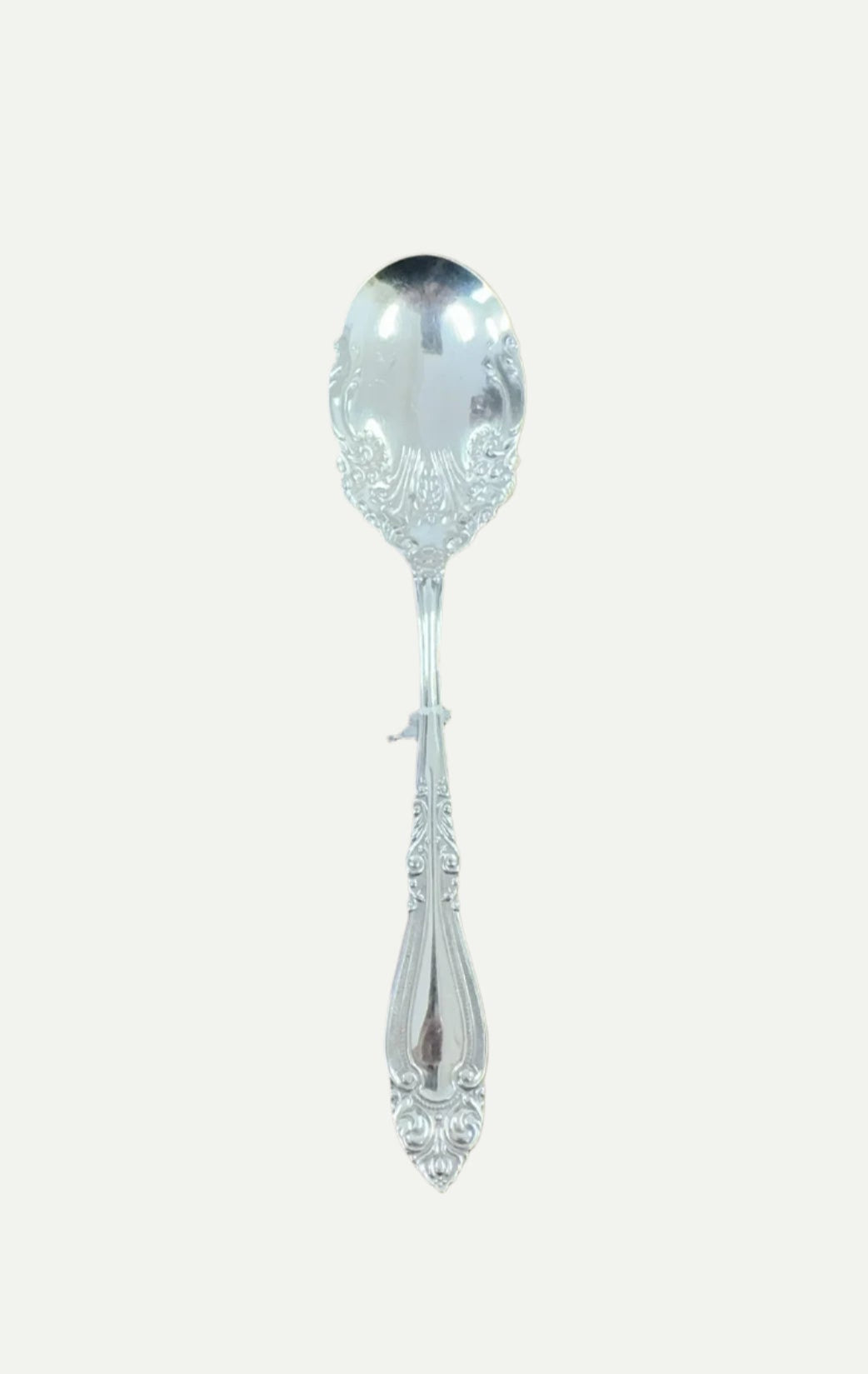Vintage Silver-Plated Serving Spoon