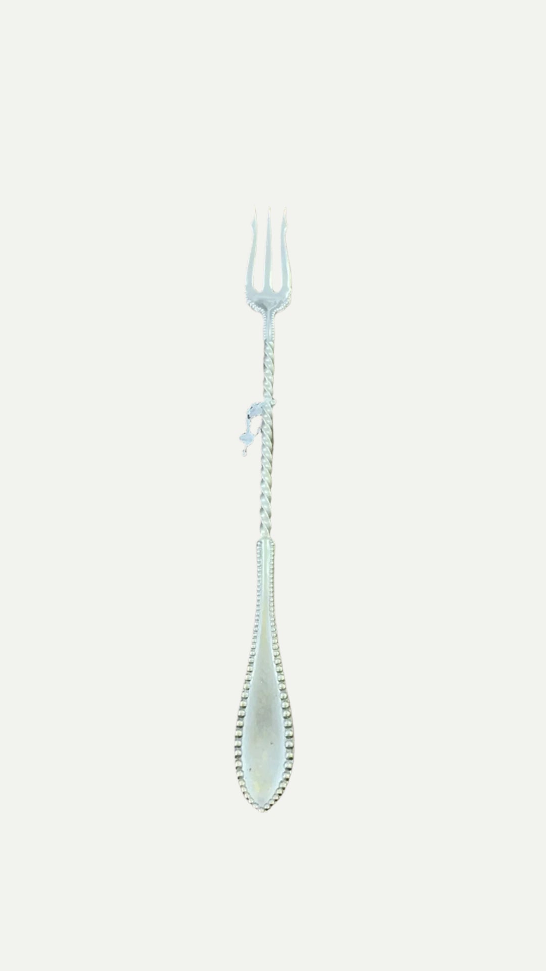 Vintage Silver-Plated Pickle Fork