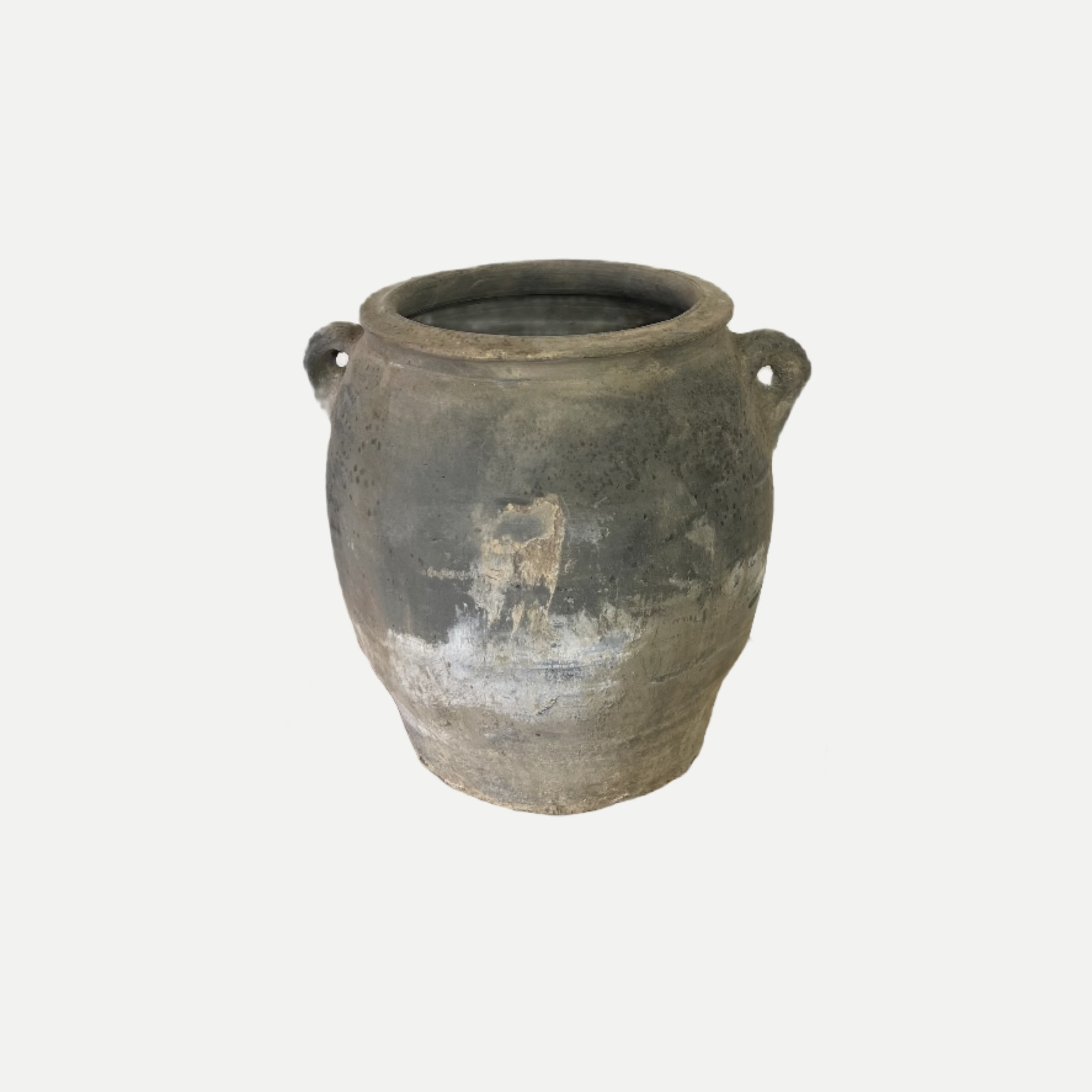 Two-Handled Clay Pot