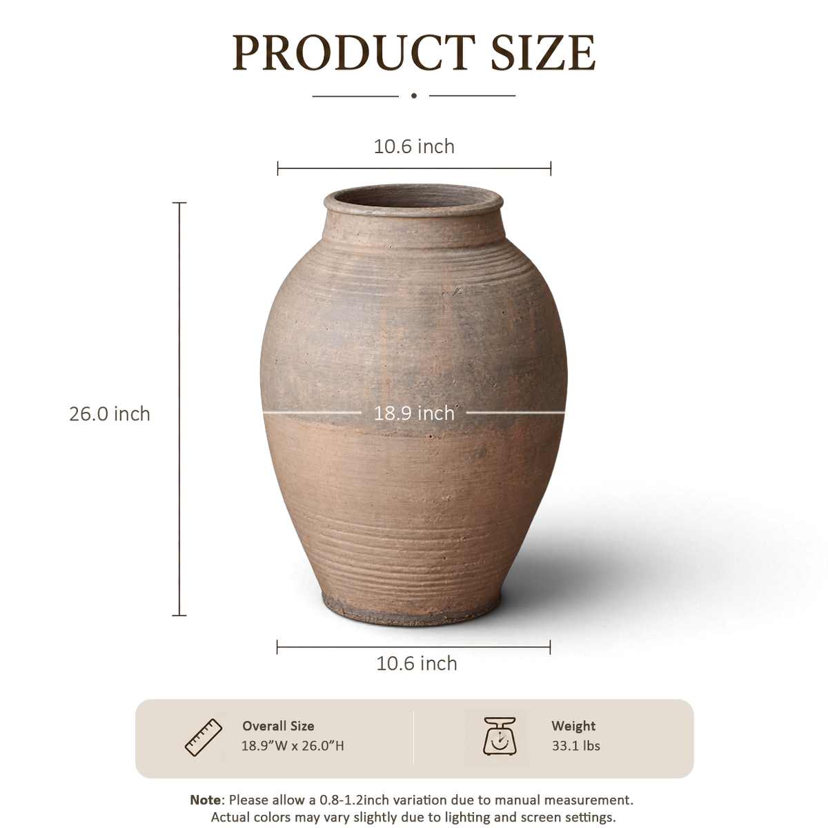 Natural Clay Jar