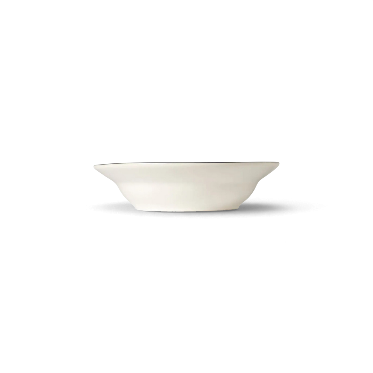 Soup/Pasta Plate White Blue