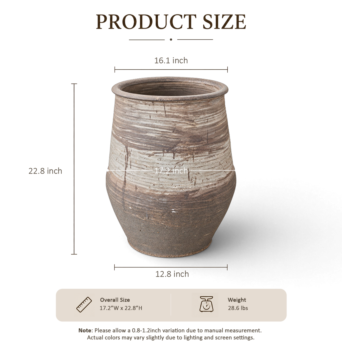 Whitewashed Jar I