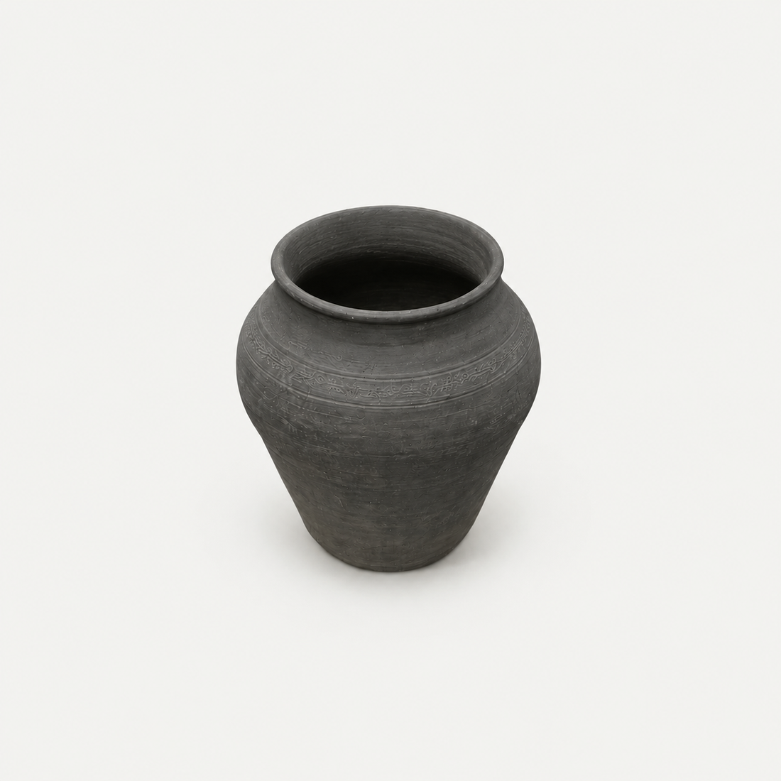 Black Clay Jar