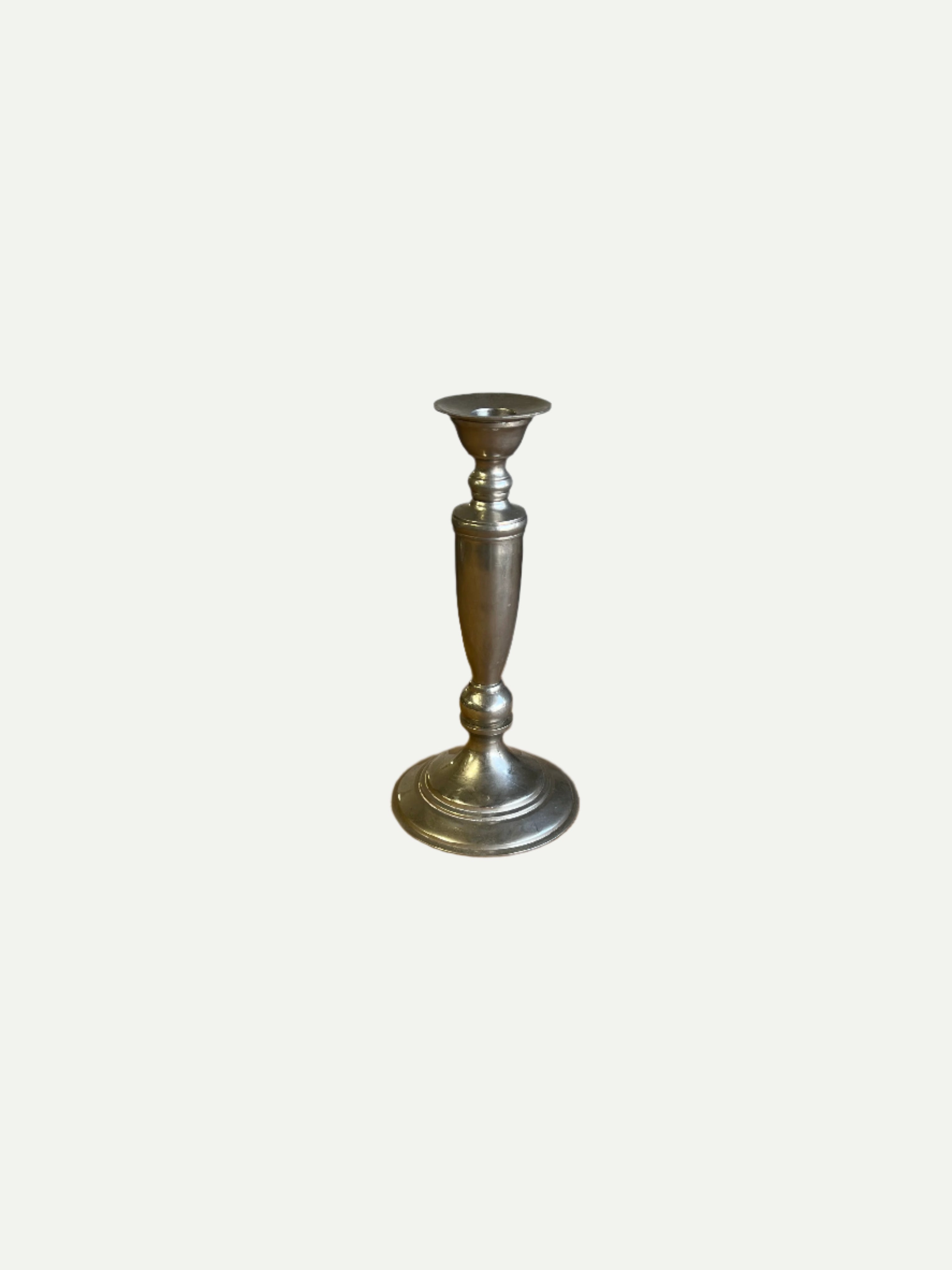 Classic Silver Candlestick Holder