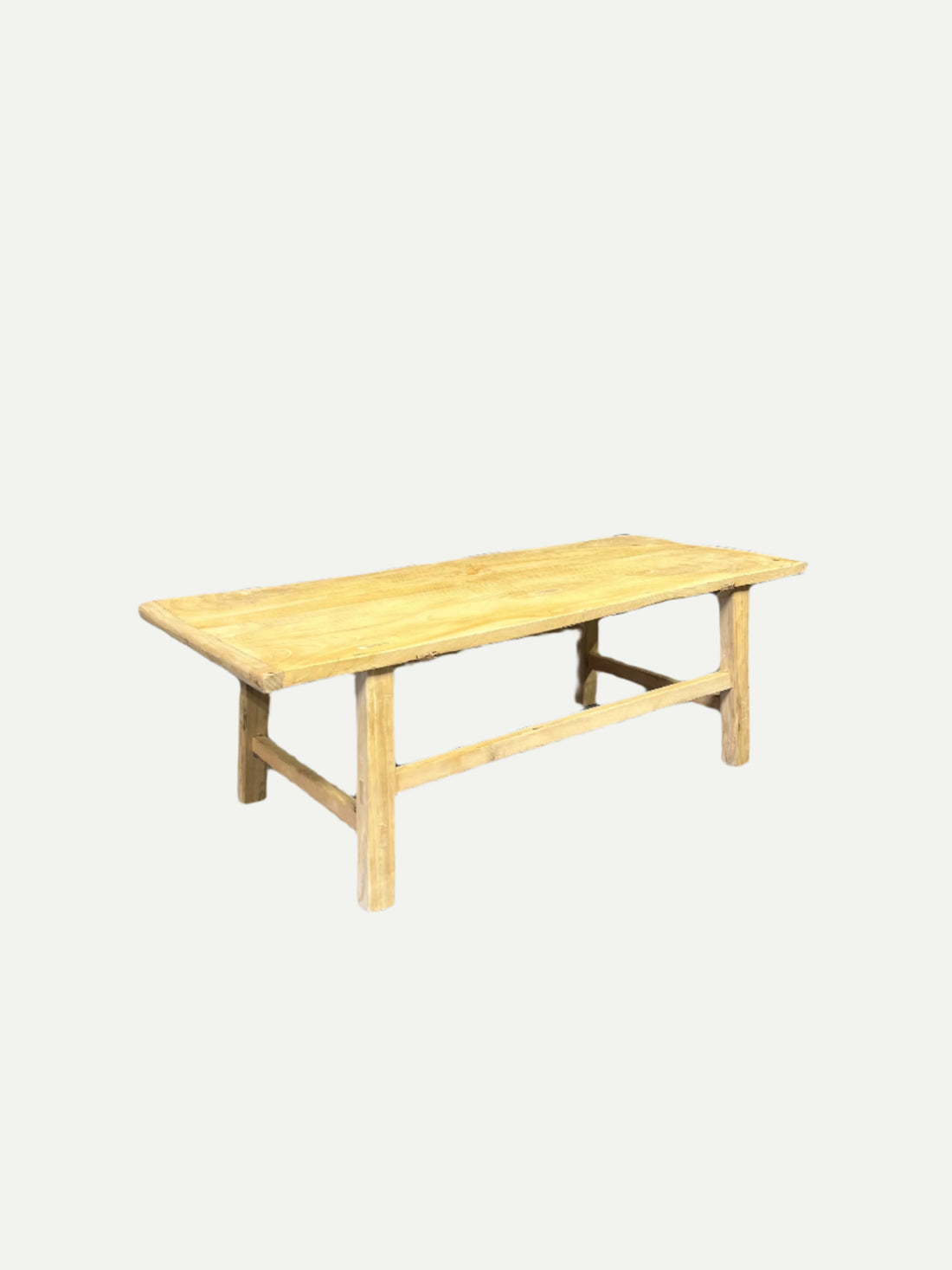 Natural rustic wooden table