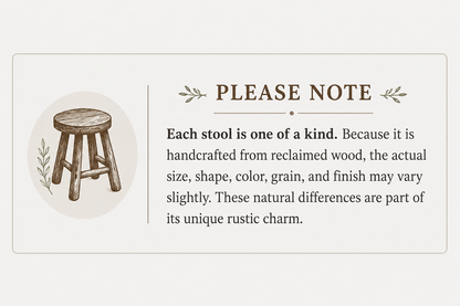 Wooden Mini Stool