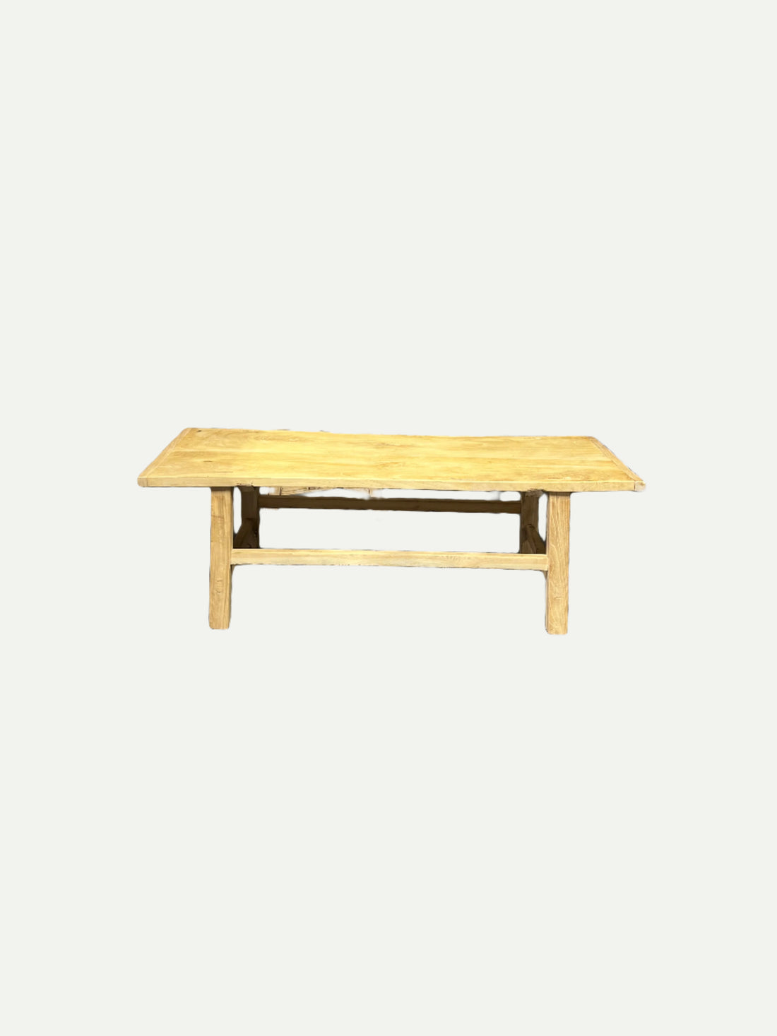 Natural rustic wooden table
