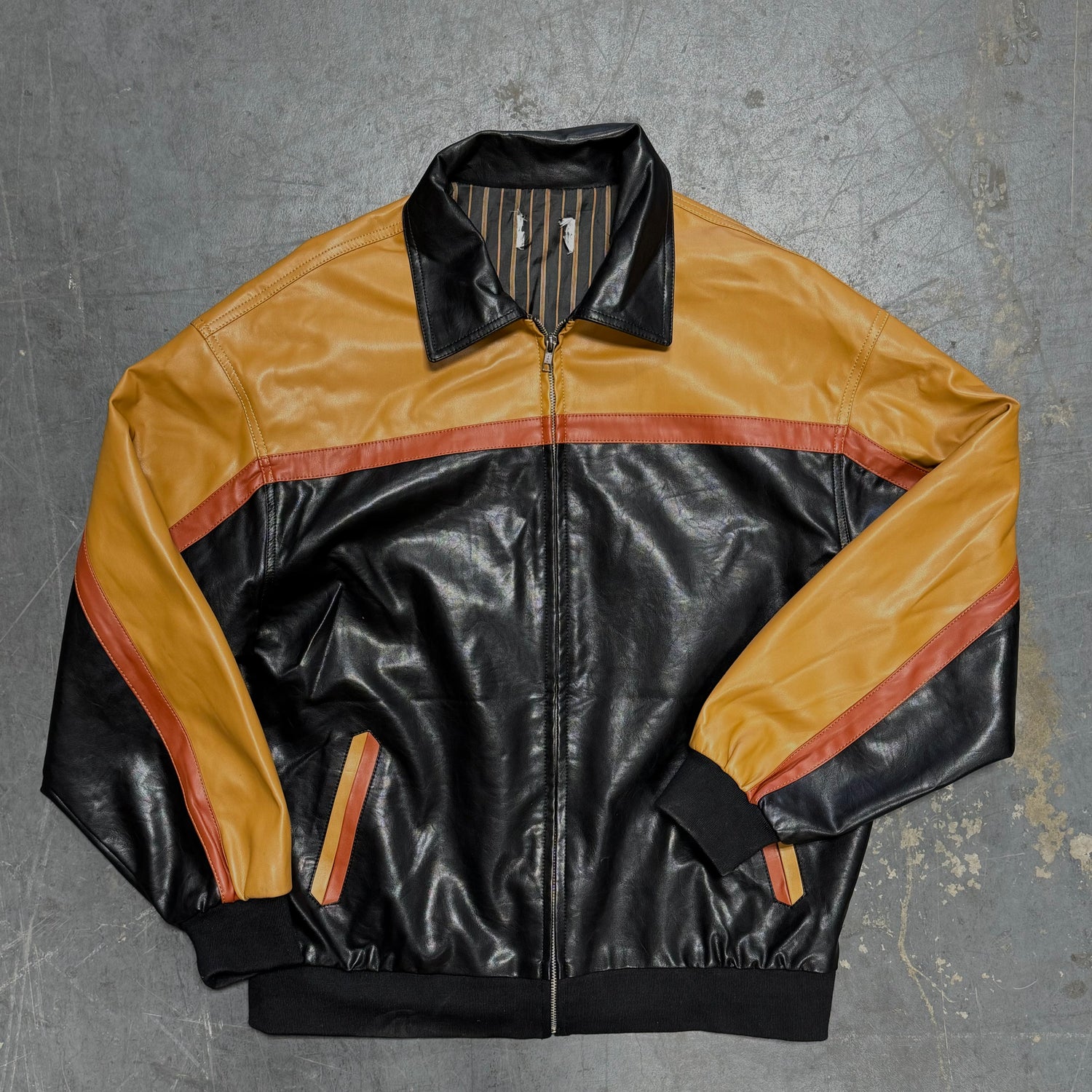 Nike leather jacket