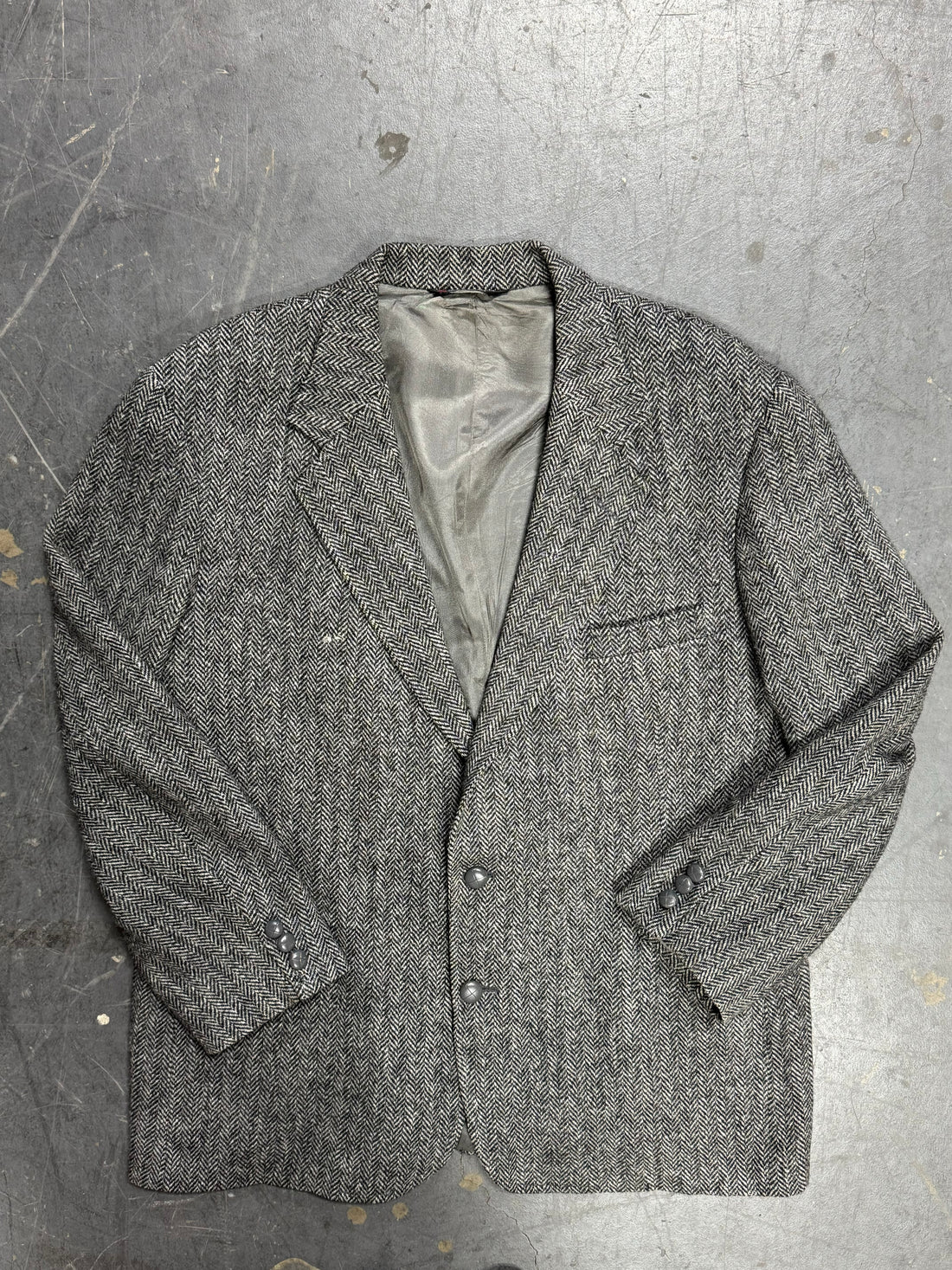 Vintage Harris Tweed Wool Blazer