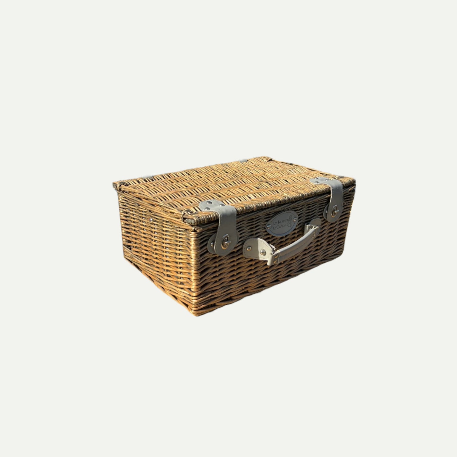 Wicker Picnic Basket with Dining Set