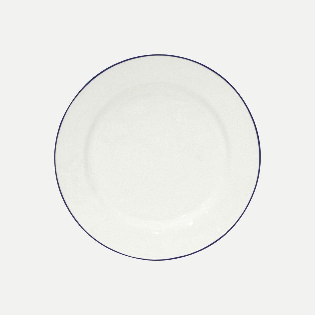 Dinner Plate White Blue