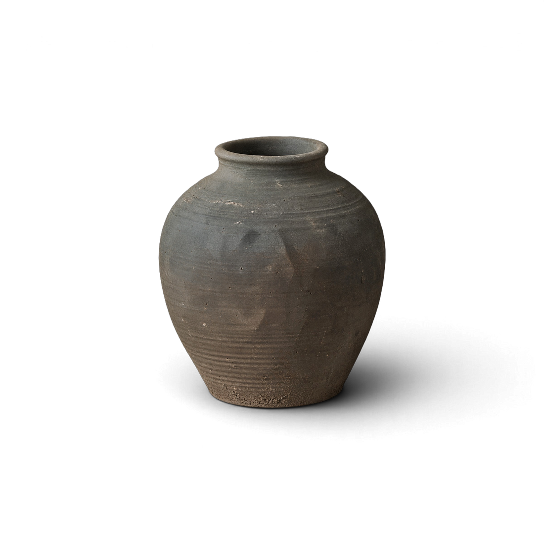 Brown Tapered Jar