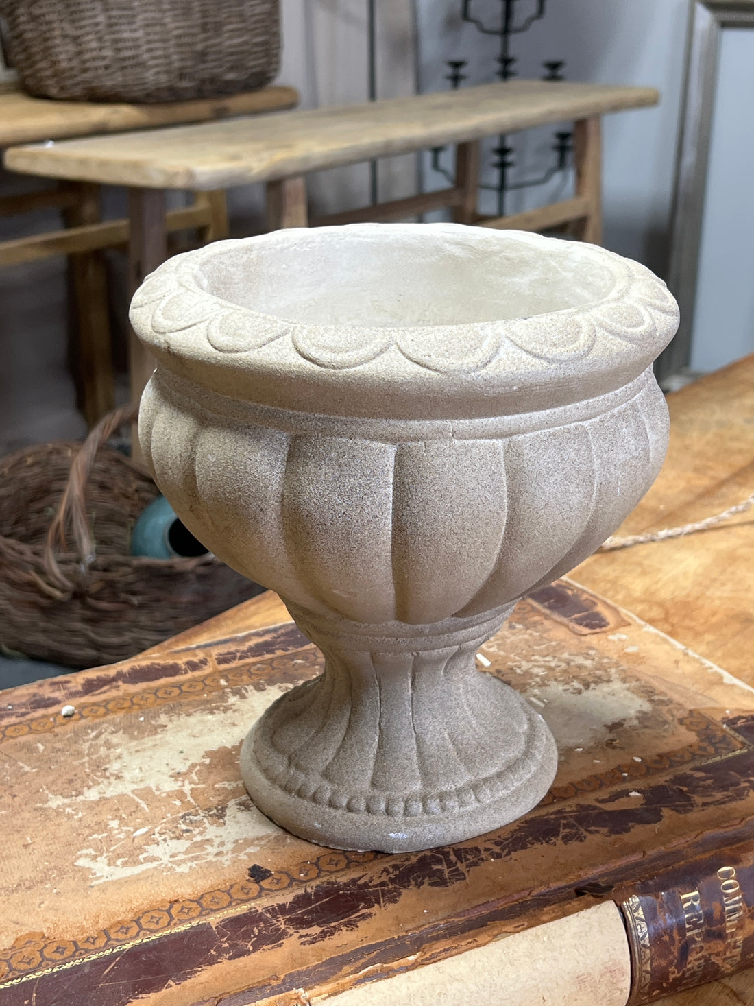 Clay planter