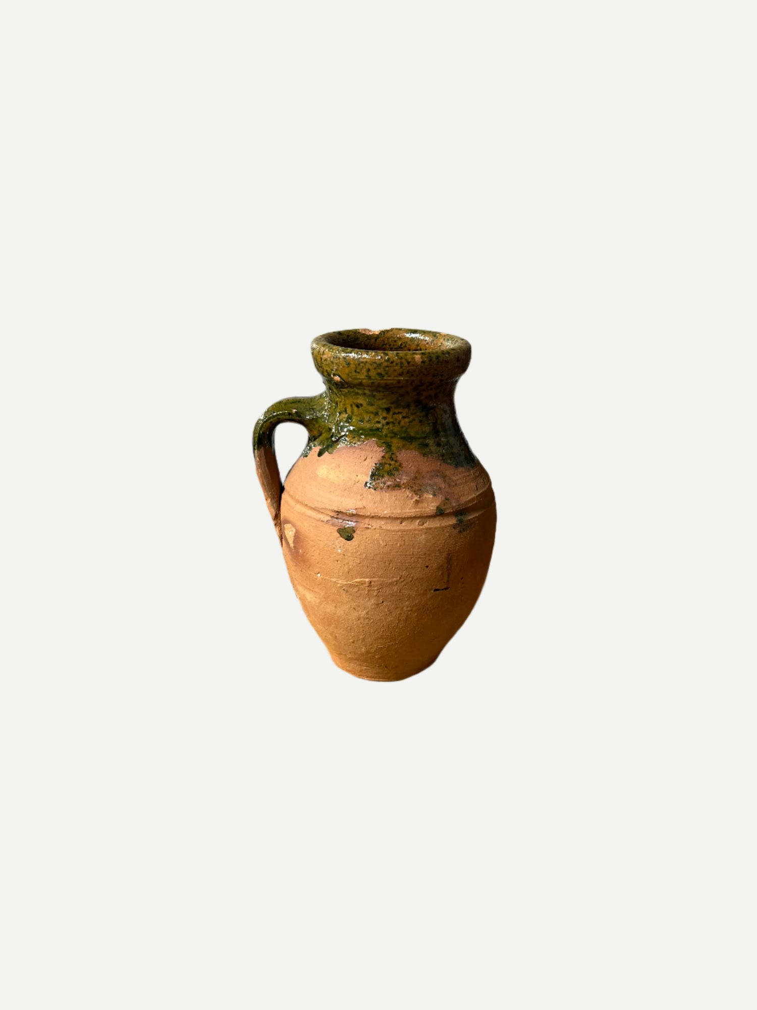 Terracotta Jug with Glaze