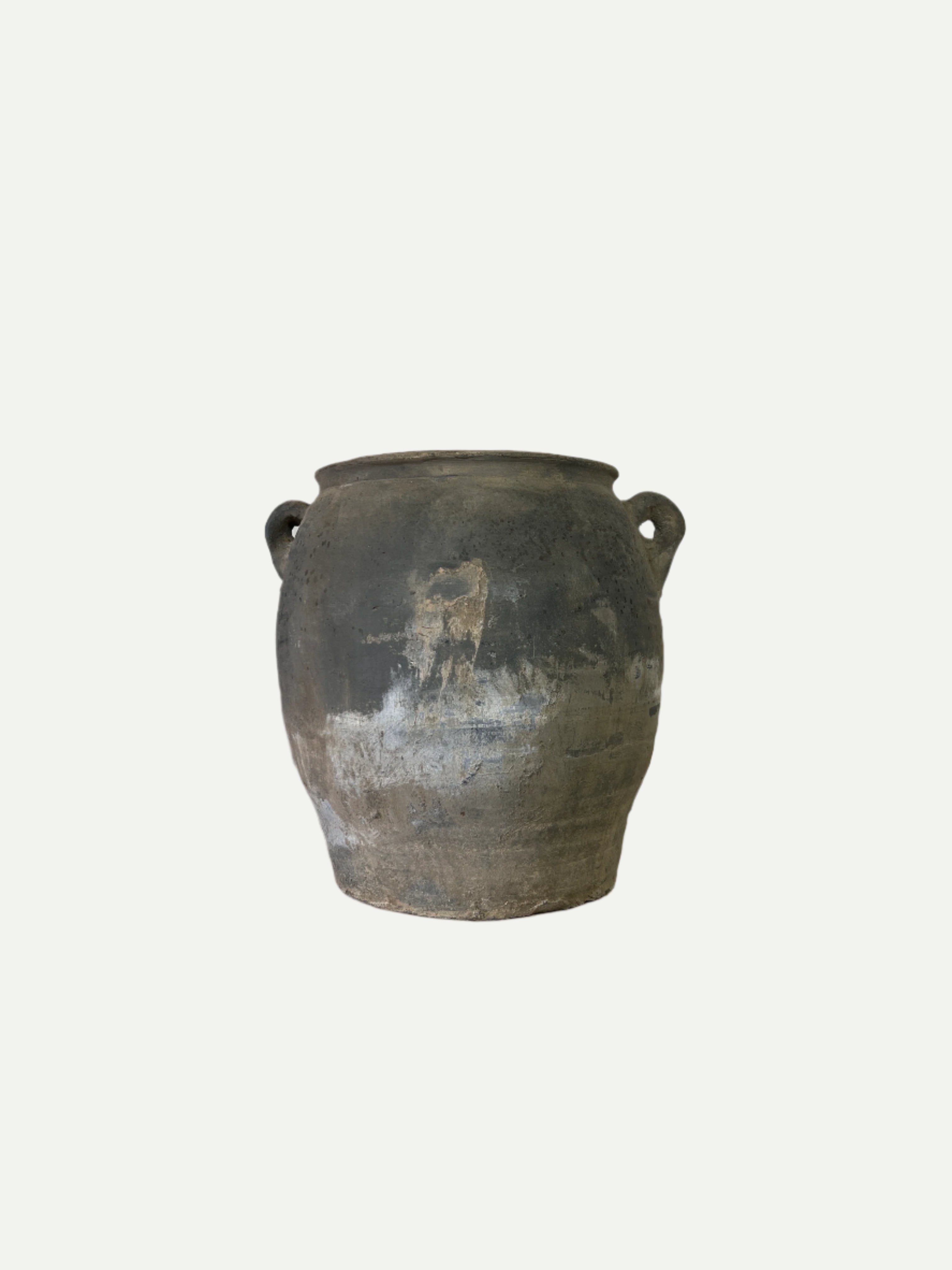 Two-Handled Clay Pot