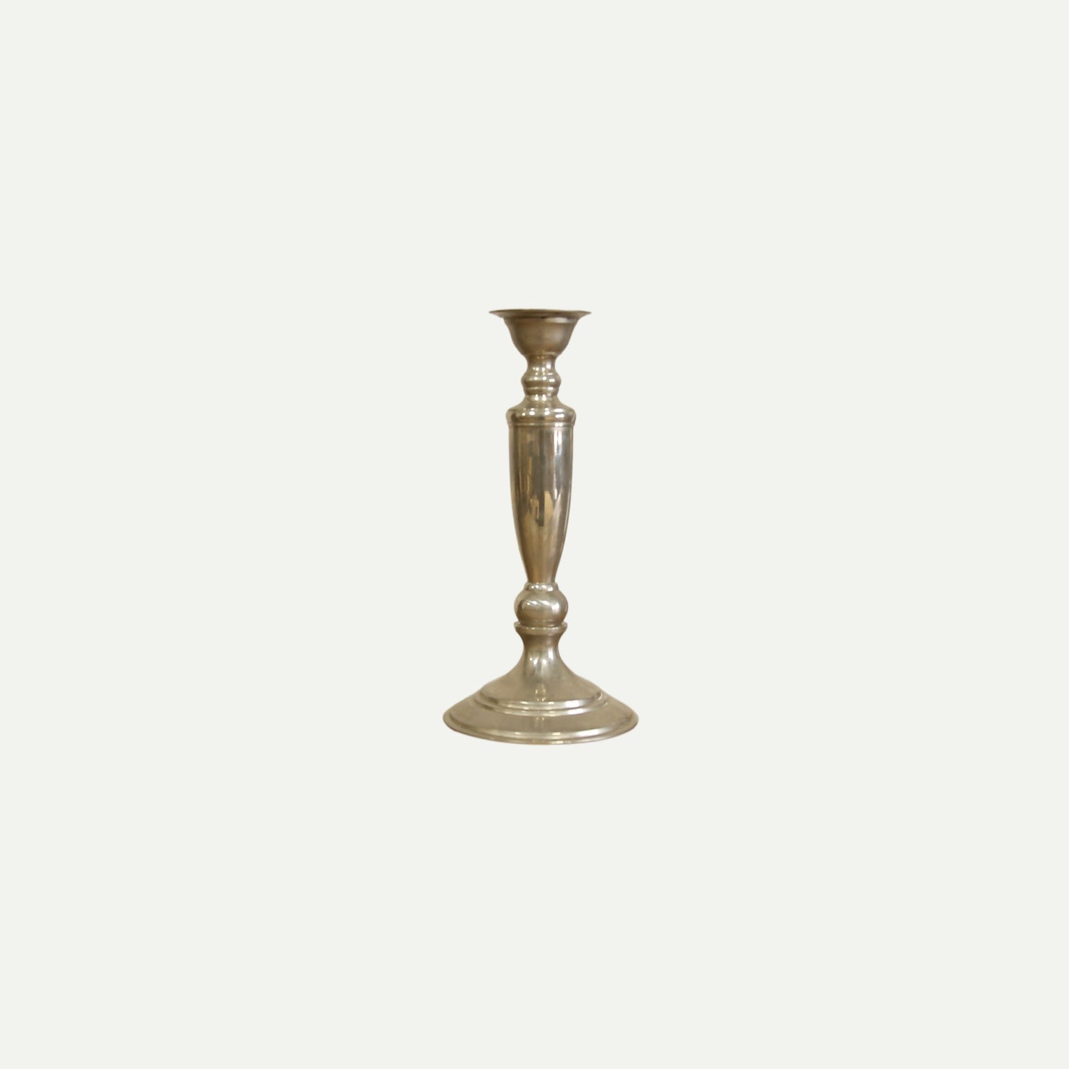 Classic Silver Candlestick Holder