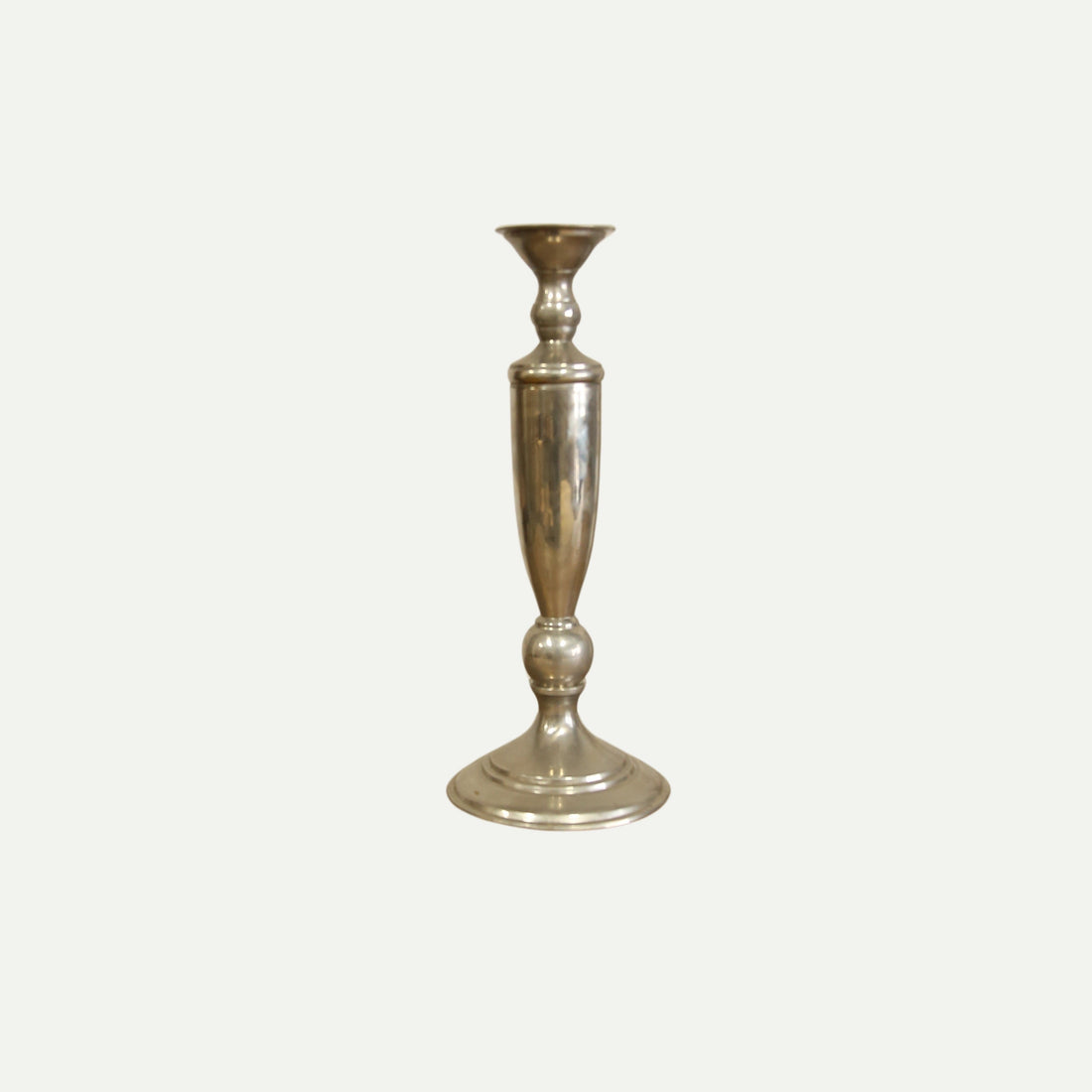 Classic Silver Candlestick Holder