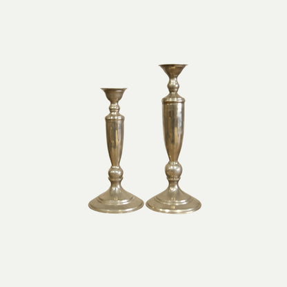 Classic Silver Candlestick Holder