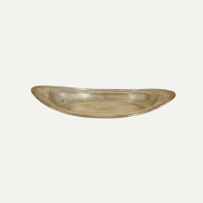 Silver-Plated Oval Serving Bowl