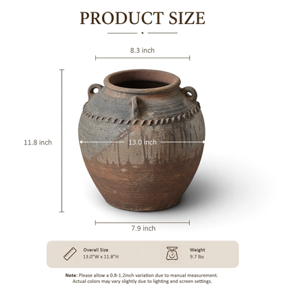 Dark Brown Jar