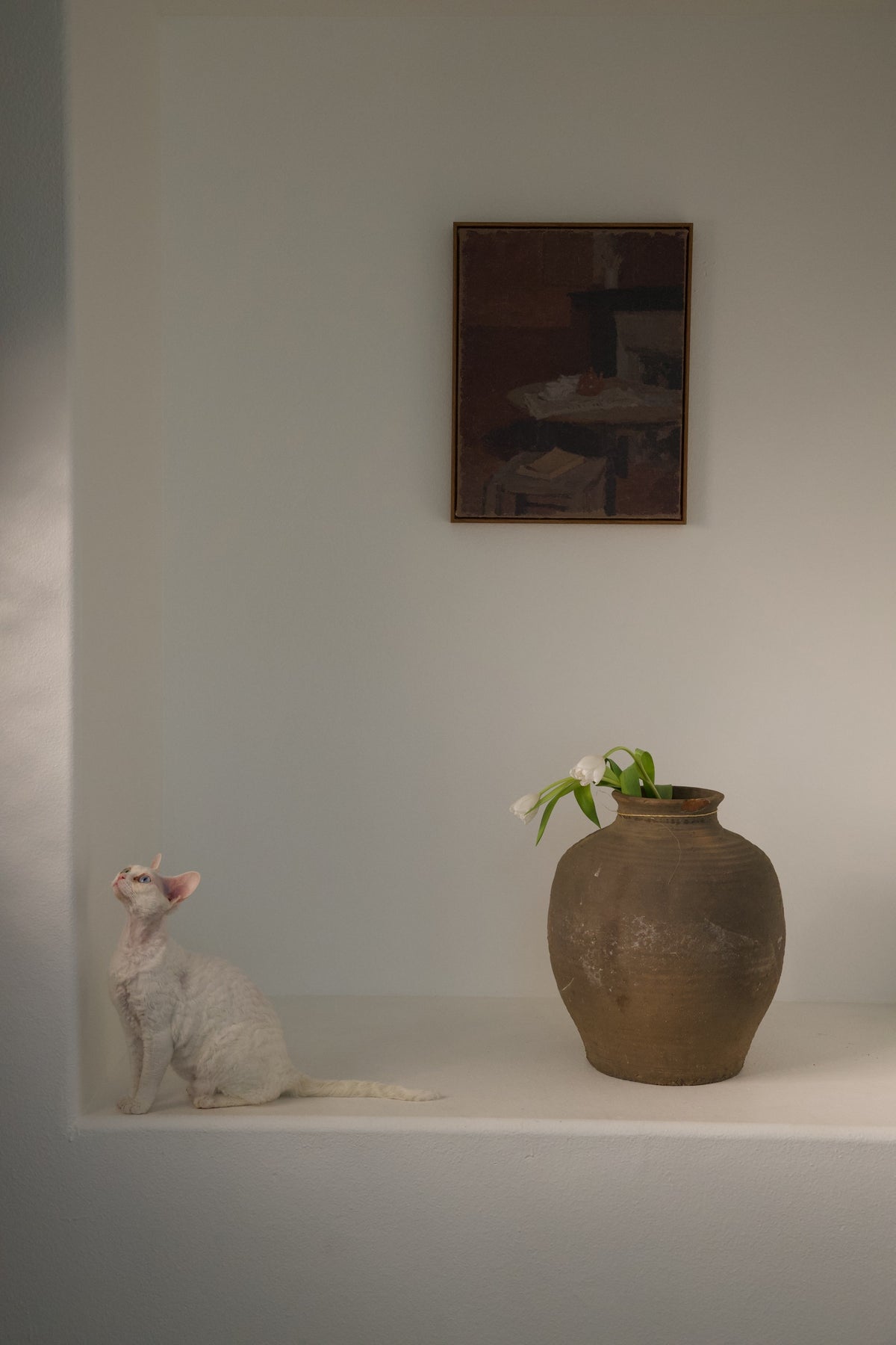 Brown Tapered Jar