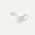 White ceramic teacup