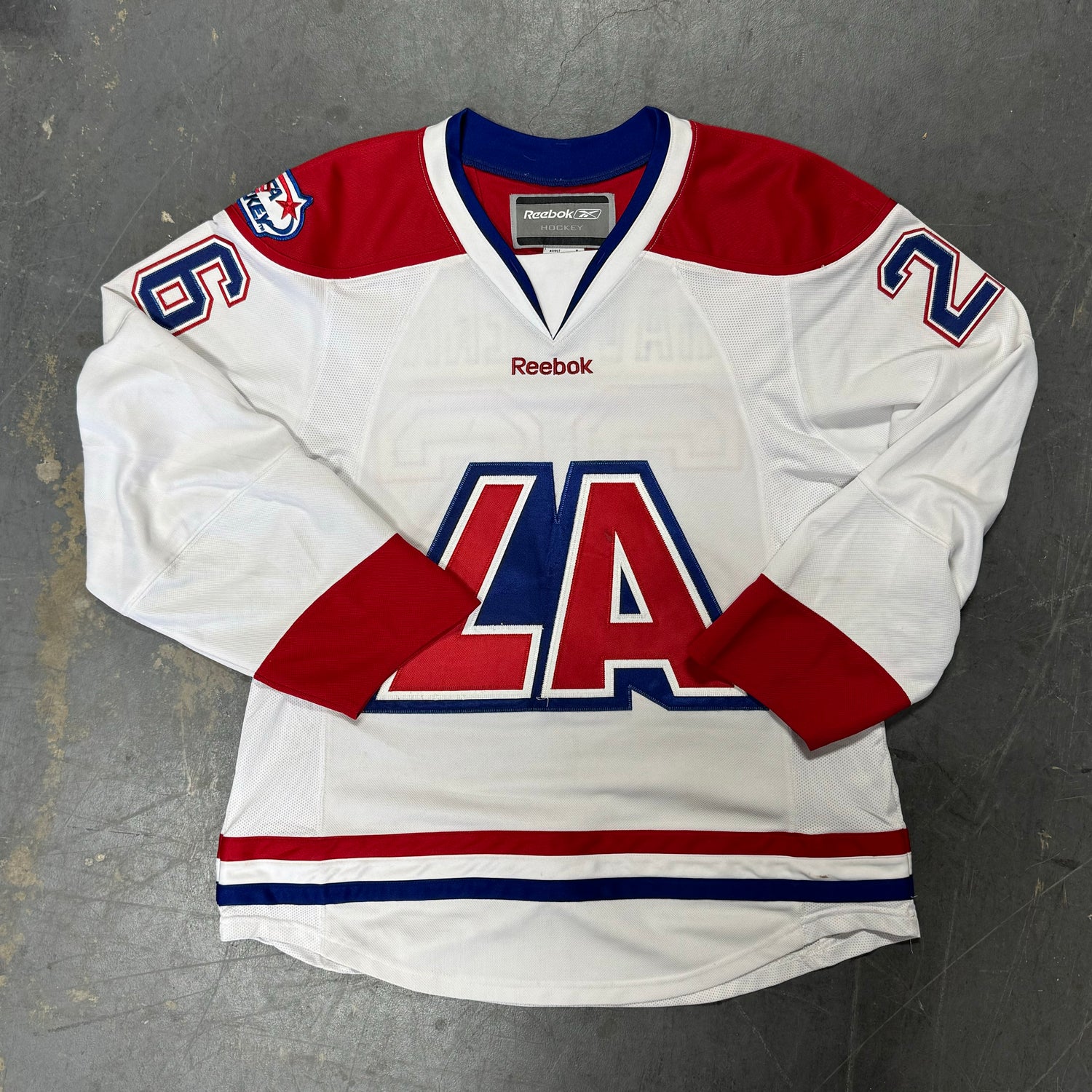 Vintage CCM Team USA LA Selects White Hockey Jersey