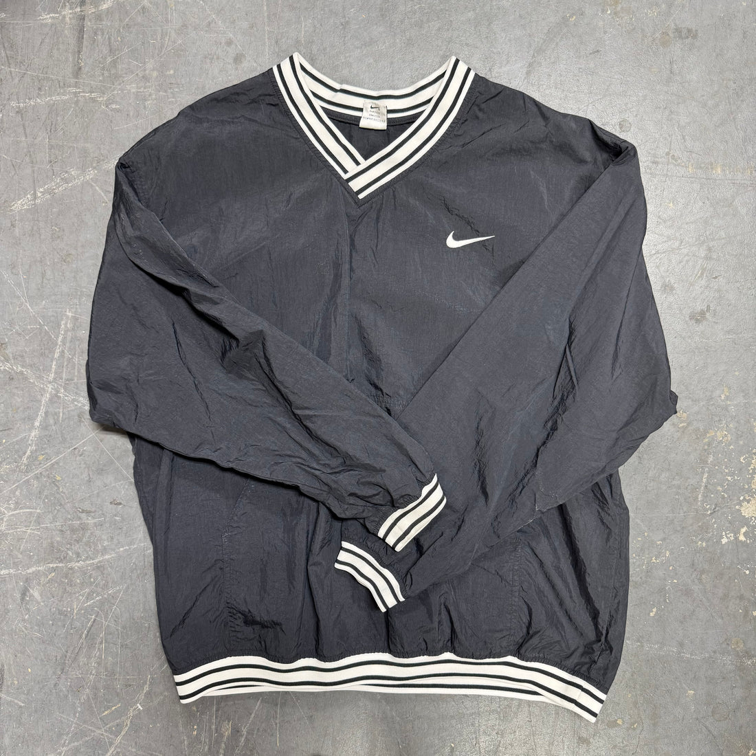 Vintage 90s Nike Black Pullover Windbreaker