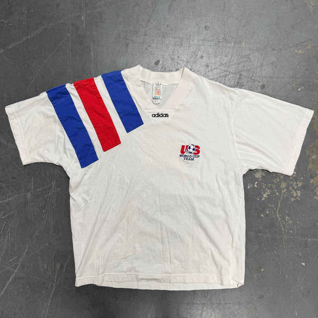 Vintage Adidas 1992 USA National Team World Cup Jersey Shirt