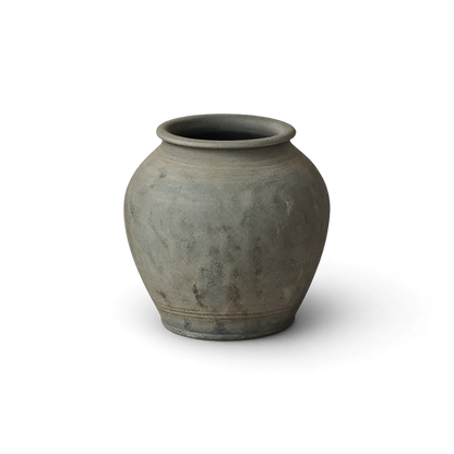 Gray Pebble Jar