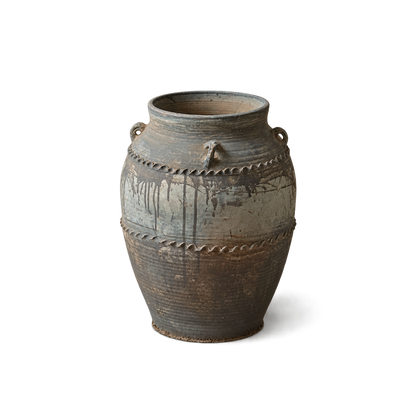 Gray Studded Band Jar