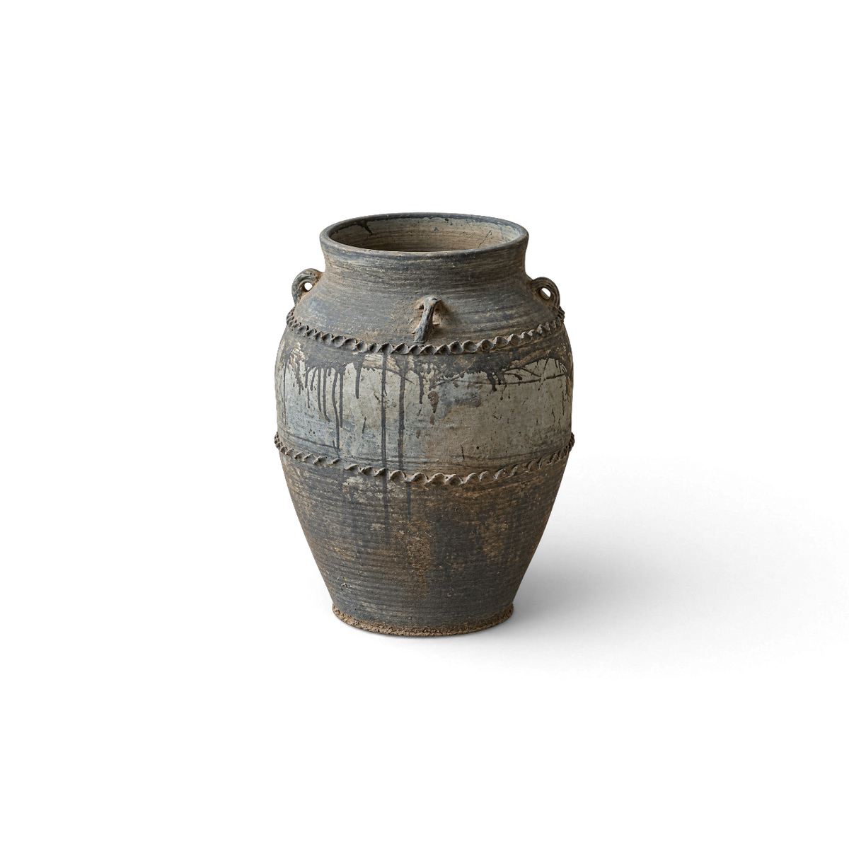Gray Studded Band Jar