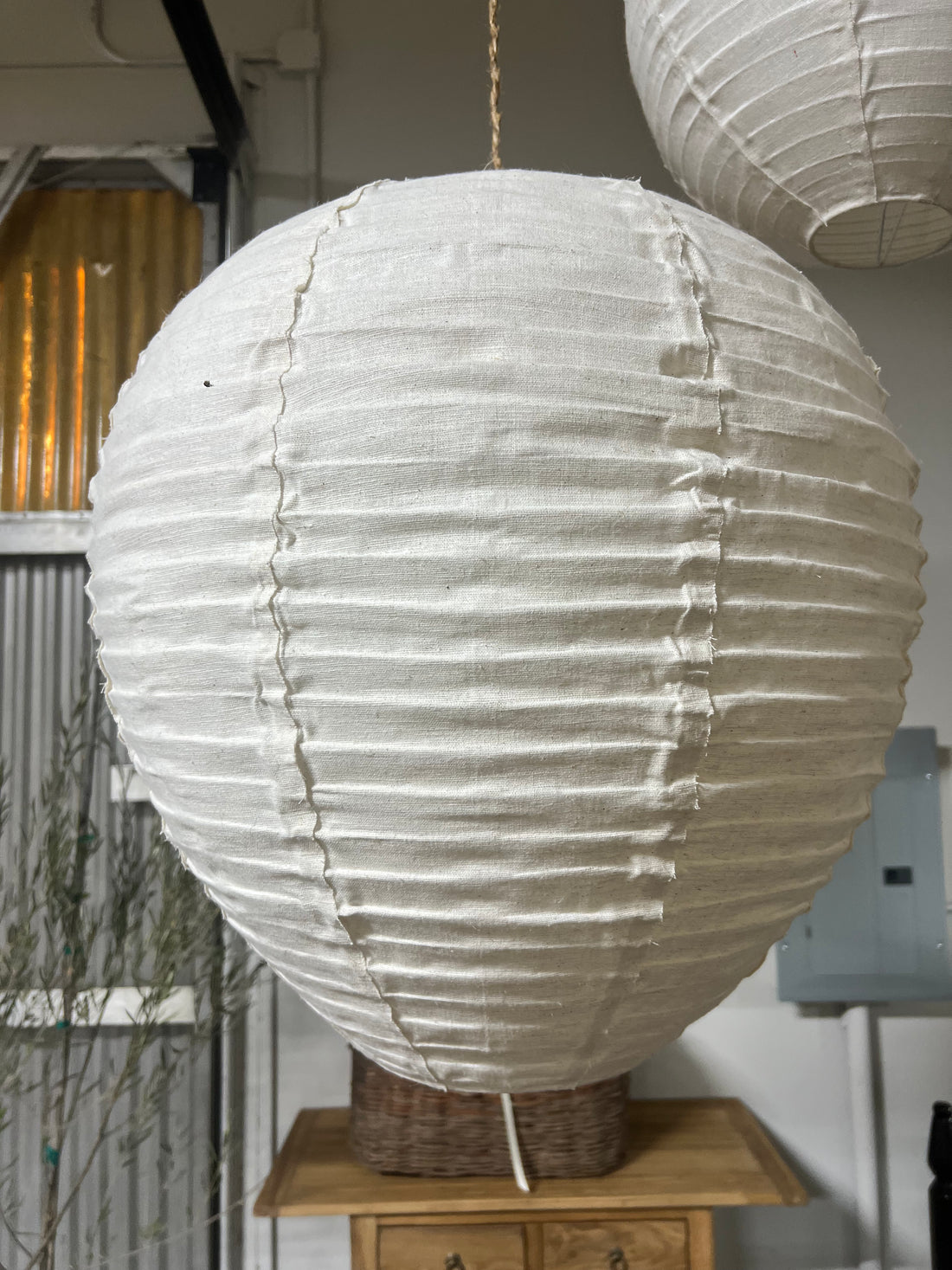 Textured Fabric Lampshade