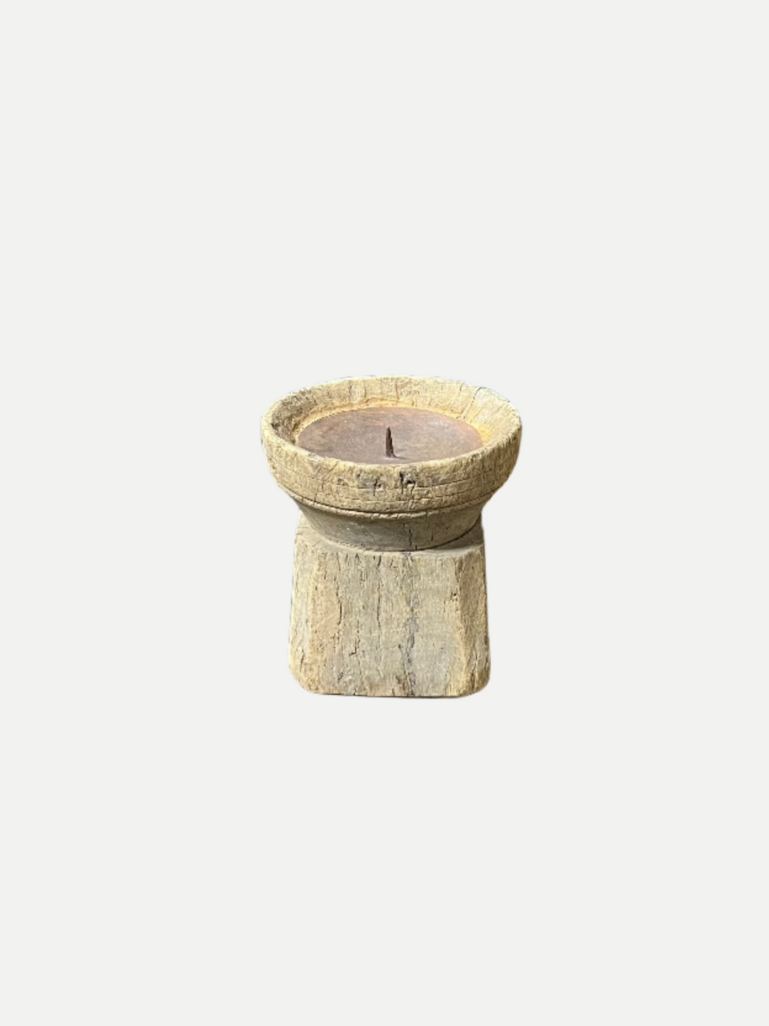 Wooden Candle Holder