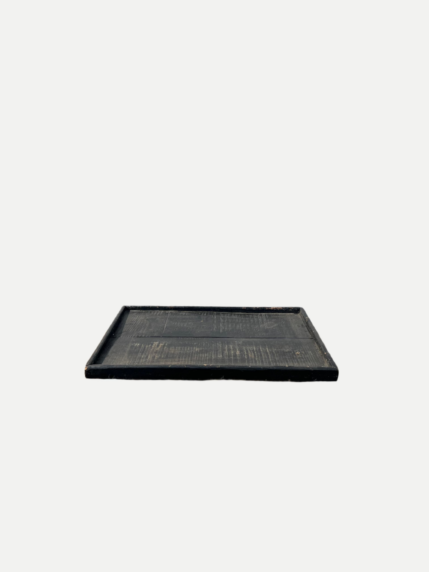 Black Wooden Serving Tray