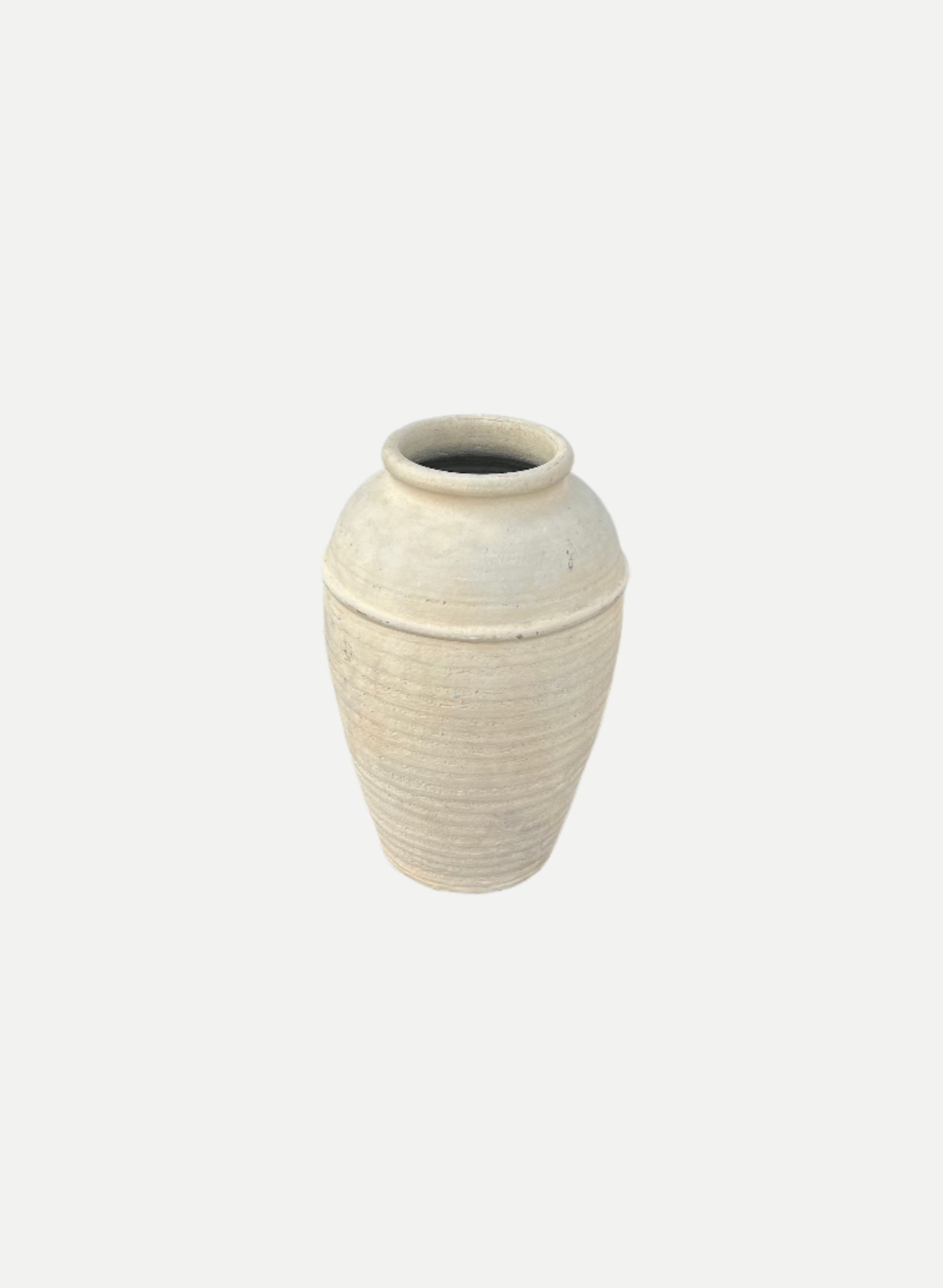 White Clay Vase