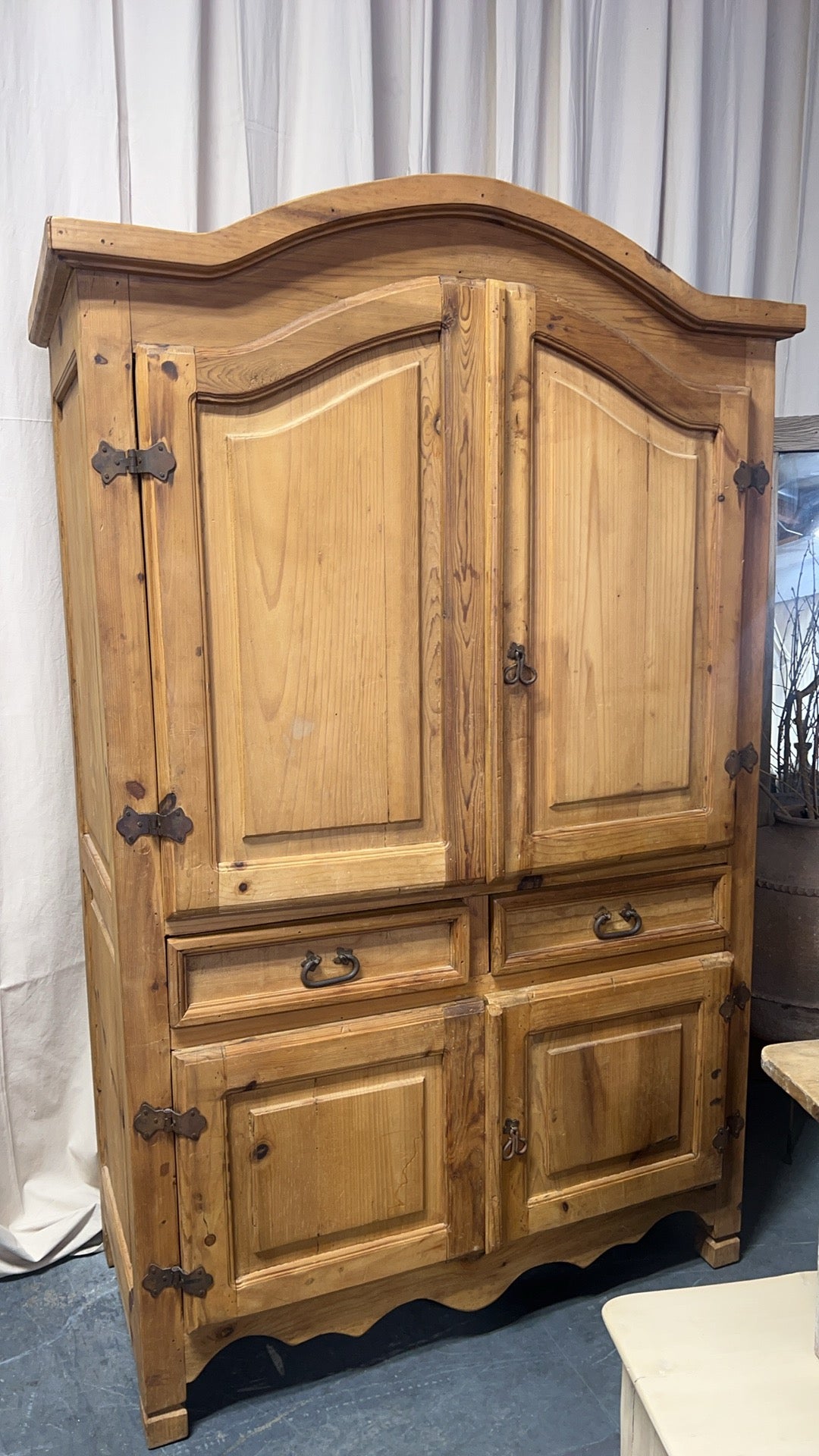 Accent Cabinet Wood Armoire