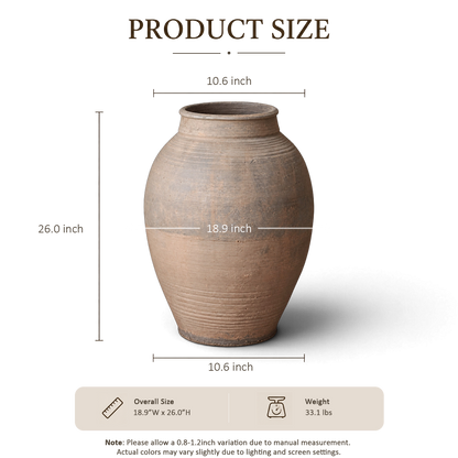 Natural Clay Jar
