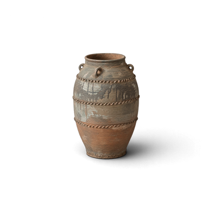 Natural Ribbed Jar