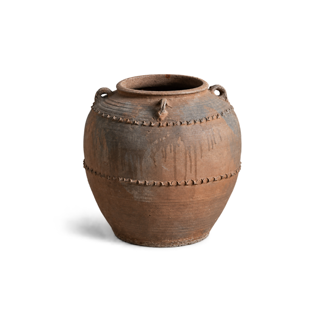 Red Clay Double-Handle Jar