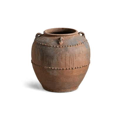 Red Clay Double-Handle Jar
