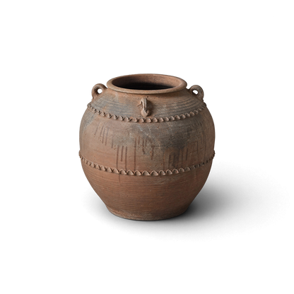 Red Clay Double-Handle Jar