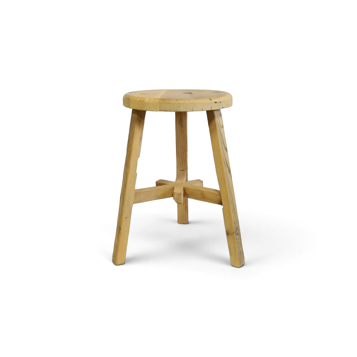 Round Wooden Stool