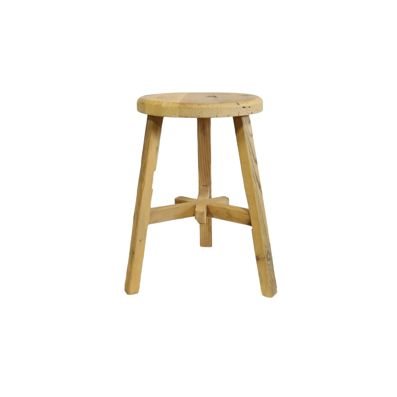 Round Wooden Stool