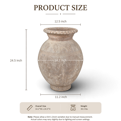 Sand Wide-Rim Jar